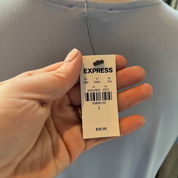 Express Light Blue Bodysuit - Picture 3 of 5